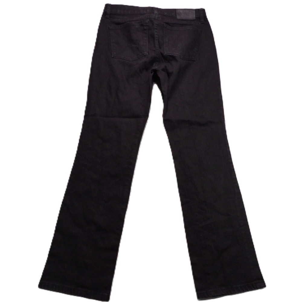 Ralph‎ Lauren LRL Classic Straight Jeans Women 4 Black Cotton Denim Pants Casual